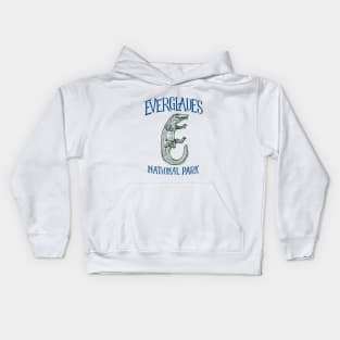 Everglades National Park: Falling Alligator Kids Hoodie